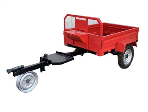 Remorca de fermă folosită pentru tractor de mers sau motor de putere
